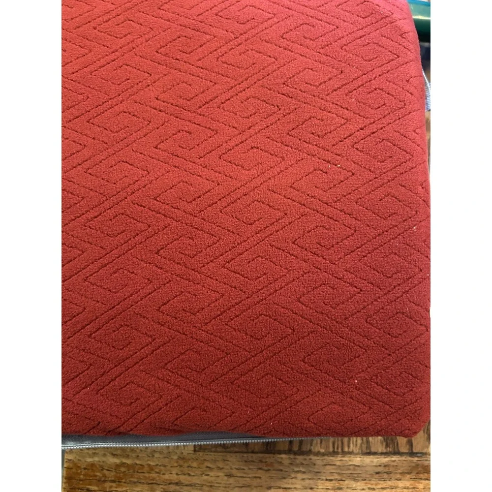Sure Fit Stretch diamond Recliner Slipcover Paprika red Textured Chair Cover
